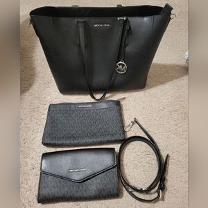Michael Kors Kimberly 3 in 1 Black Bag